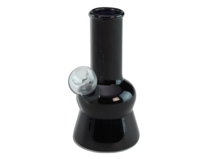 XS-bong Black↕135mm-Sklenený