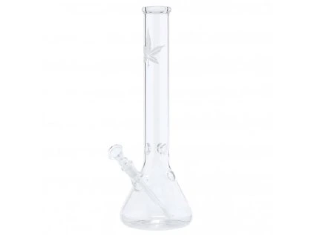 M-icebong Leaf|↕350mm|Ø40mm|SG14|hrúbka skla 4mm-Sklenený